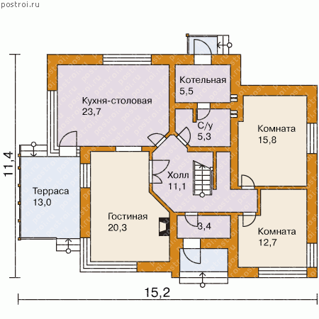 W-169-1P первый этаж